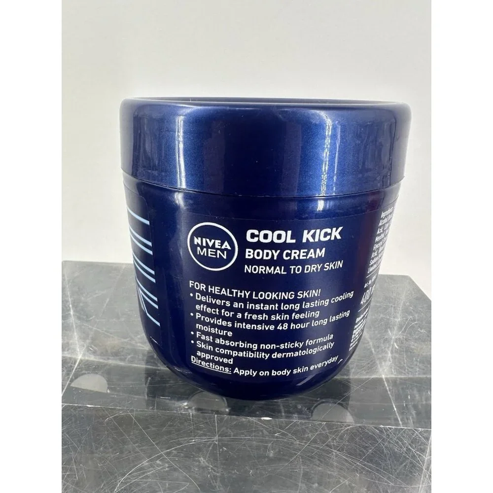 Nivea Men Body Cream Combo X2 Revitalizing Energizing & Cool Kick, 13.5oz